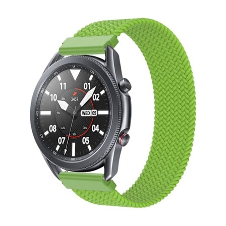 Elastiskt klockarmband i nylon för Samsung Galaxy Watch 4 - Grön Storlek: Xl