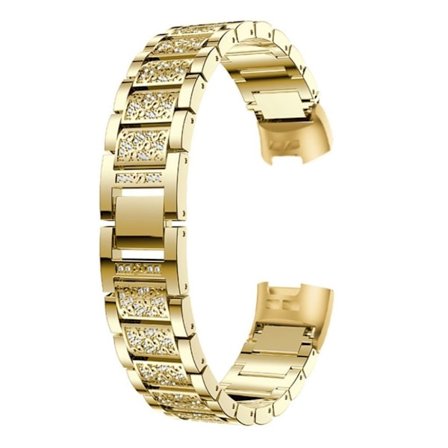 Fitbit Charge 3 hållbart klockarmband i rostfritt stål - Guld