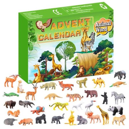 Adventskalender Leksak Jul 24 Dagar Nedräkning Förälder-Barn Spel Fyllning Present till Barn