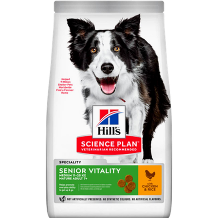 Hills Science Plan - Senior Vitality Medium Mature Adult 7+ 14 kg - Hund - Hundefôr & hundemat - Tørrfôr for hund - ZOO.no