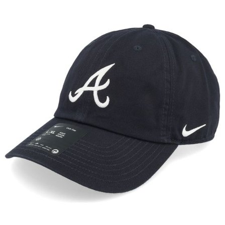 Nike MLB - MLB Blå unconstructed Keps - Atlanta Braves Club Blue Dad Cap - Nike @ Hatstore