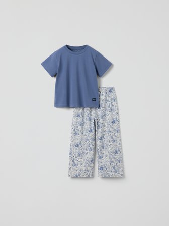 Polarn O. Pyret - Pyjamas floral - 98 - 104 - Childrenswear - blue