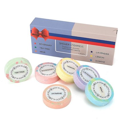 Aromaterapi Dusjdampere, Dusjbombe Gavesett