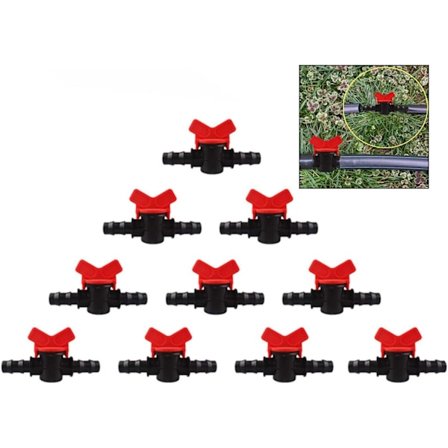 10 stk. PE plastikventiler