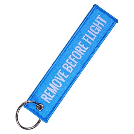 Keychain Fjern før flypilotbomberjakke blå