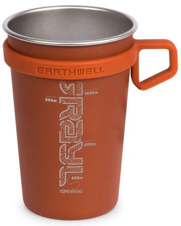 Earthwell Single Wall Pint Cup 470 ml Sierra Red