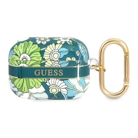 Guess GUAPHHFLN AirPods Pro-cover grøn/grøn Flower Strap Collection