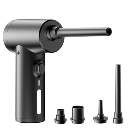 Trådlös Air Duster 50000 RPM Damm blåsande pistol USB komprimerad luft fläkt rengöring