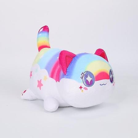 Ny Søt Mat Katt Pute Burger Katt Plysj Dukke Høytidsgave Høy Kvalitet MTS-Xin rainbow