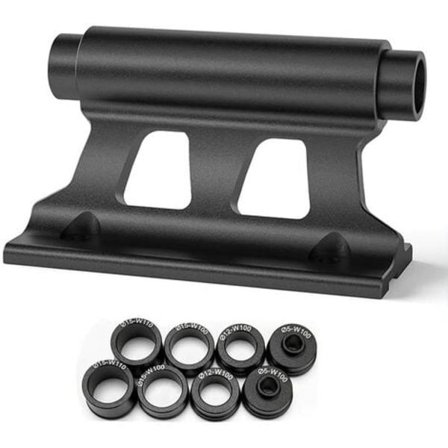 Cykelgaffelhållare, cykelhållare för bil, mångsidigt cykelblock med snabbkoppling för genomgående axel, gaffelhållare