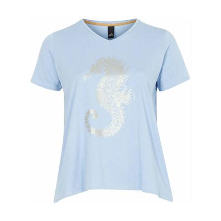 Adia Loppi T-Shirt Blå, Dame T-shirts