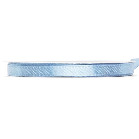 Satengbånd Lys Tåkeblå 6 mm