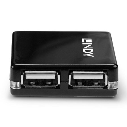 Lindy 4 Port USB 2.0 Mini Hub - hub - 4 porter
