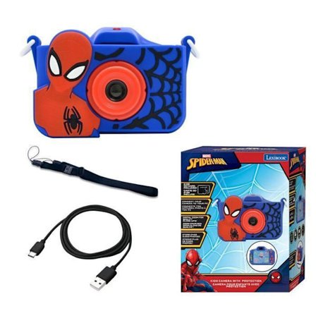 Spiderman Kamera med skydd - USB-C-kabel ingår - Från 3 år
