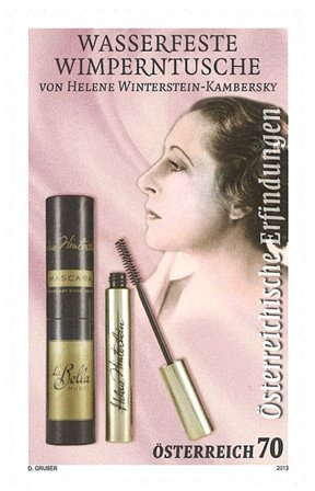 Østrig - Vandfast mascara - Postfrisk frimærke