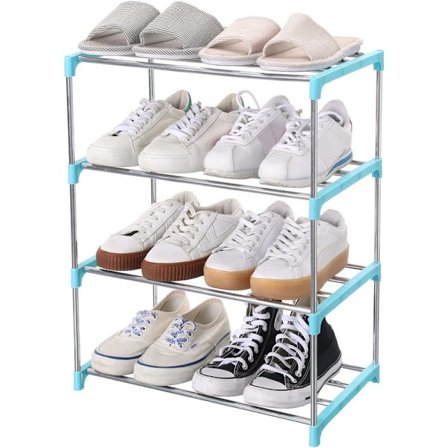 Stabelbar skohylde med flere niveauer – pladsbesparende og multifunktionel opbevaring til sko, tasker og andre genstande