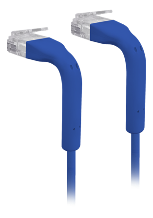 Ubiquiti UniFi Cat6 patchkabel - 5m - blå - ultratynn og fleksibel