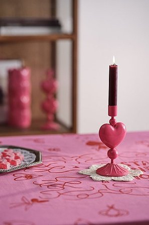 Jotex - Ljusstake Höjd 18.2 Cm Rosa LYRA - Köp Ljusstakar hos Jotex