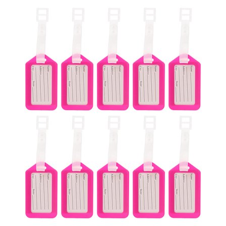 10 stk. Bagagemærker Kuffertlabel Bagage Bærbar Label Rejse