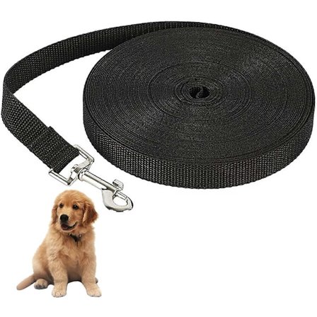Hundetræningsline, 15m/50ft lang line til hundetræning, hundeliner til træning