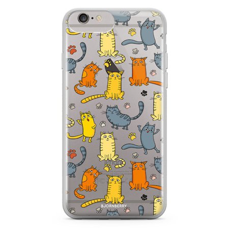 Bjornberry Skal Hybrid iPhone 6/6s Plus - Kattmönster