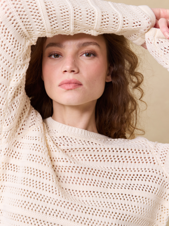 Jean Paul Femme - Lilly genser - Dame - Hvit - Gensere & Cardigans - XS
