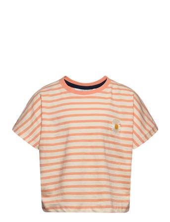 Summer Top T-shirts Short-sleeved Korall Ebbe Kids*Betinget Tilbud