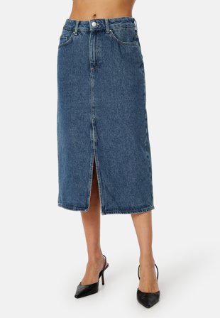 ONLY Onlbianca Midi Skirt Denim Klær