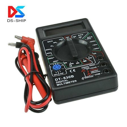 LCD Digital Multimeter DT-830B Elektrisk Voltmeter Amperemeter Ohm Tester AC/DC 750/1000V Amp Volt Ohm Tester Meter