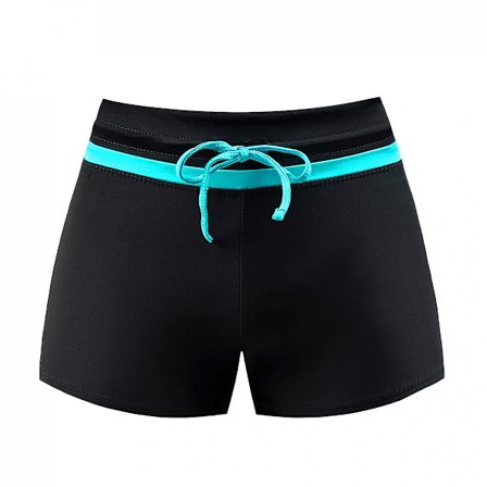 Badshorts för kvinnor med hög midja, badbyxor, badshorts, badkläder, bikini, boardshorts, s (FMY)