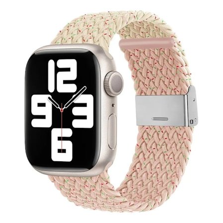 Flätat armband kompatibelt med Apple Watch-armband 49mm 40mm 44mm 45mm 41mm 46mm 42mm 45mm Armband IWatch Ultra Series 11 10 9 7 8 6 5 SE Armband