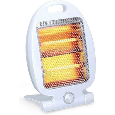 Infrarød Kvartsvarmer Bærbar Kvarts Rumvarmer Lille Stille Varmer Til Hjem Kontor Med 2 Varmeindstillinger