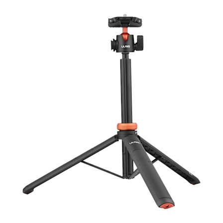 UURIG TP-02 Multifunktionel Selfie Stick Tripod Stativ med Fleksibelt Kuglehoved Telefonholder 130cm