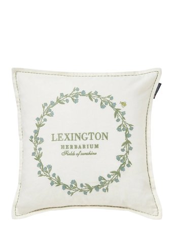 Lexington Home | Wreath Linen/Cotton Logo Pillow Cover | 50X50