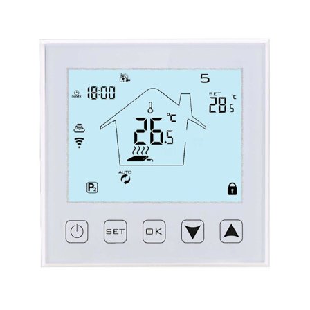 LCD touch Tuya intelligent wifi Temperaturregulator Elect, ZQKLA