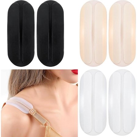 Silikone BH-strop Puder 6 stk. Skridsikre Skulderpuder til Kvinder Komfortable Bløde Lindrer Skuldersmerter