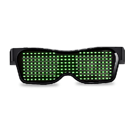 Bluetooth Led Festbriller Tilpassede Sprog USB Opladning Fla