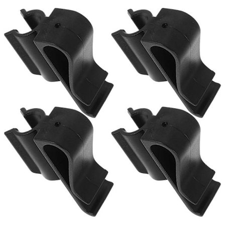 Putterholder til udvendig golfbag, sikker putter til golfspillere, plastik, 6,50X4,00X2,50CM, 10 sæt