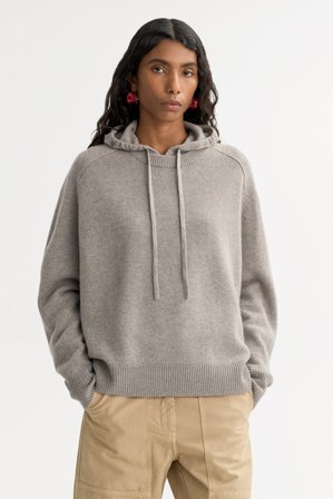 Soft Goat - Boyfriend crewneck - Women cashmere sweater - XS - Greige