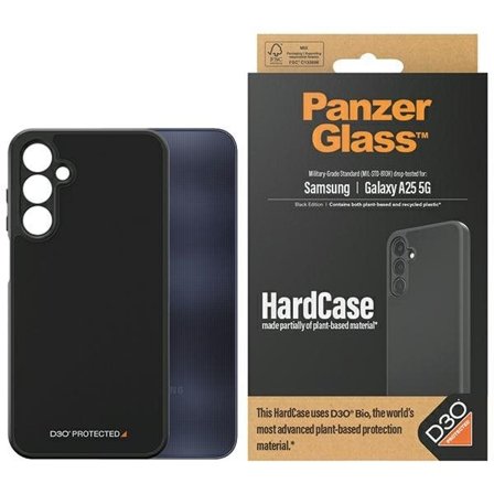 PanzerGlass Hardcase D3O Bio for Samsung Galaxy A25 5G - gjennomsiktig og svart