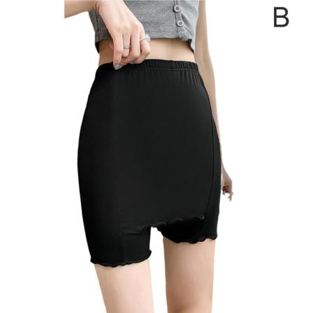 Sliming Fit Sömlös Kjol För Kvinnor Sommar Dubbellager Säkerhet Pa