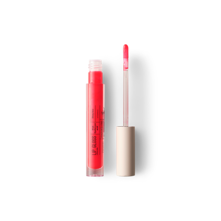 Ecooking Lip Gloss 05 - Tango Rød, Fugtgivende med Hyaluronsyre og E-Vitamin, Blød Konsistens