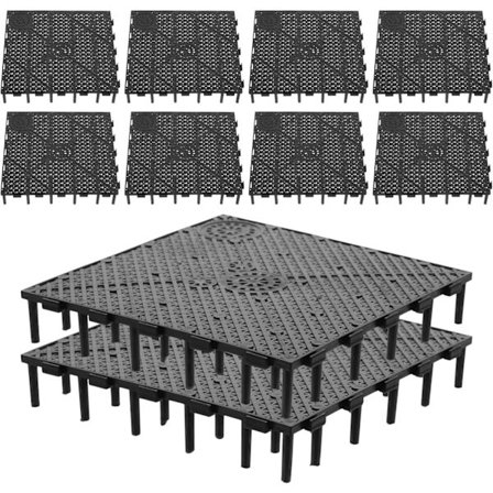 Bundfilter til akvarium - Under Gravel Filter Plate 15x15cm - Isolerende skillevæg til akvarium, let at samle og installere