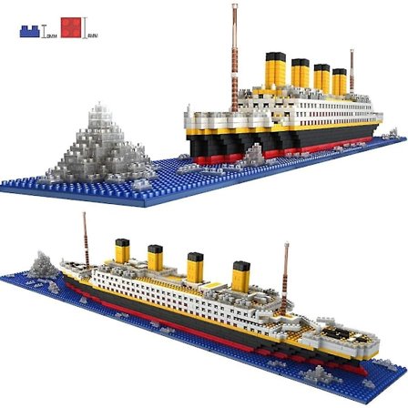 Titanic Model Byggesæt, Krydstogtskib Titanic Båd Modelbygning