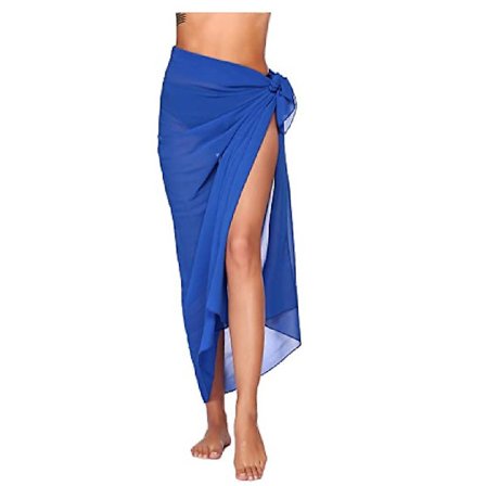 Strand Sarong Pareo Bikini Wrap Skjørt Cover Up For Badetøy