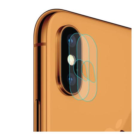 iPhone Xs Max HAT PRINCE kamera lins skydd av äkta 9H härdat glas - Transparent Transparent