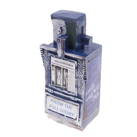 Miniature Telefonboks i 1:12 Skala