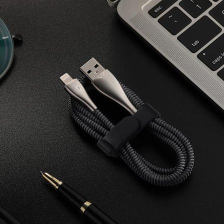 Svart + Hvit - Kabelholder / 20 kabelopprullere / kabelbånd / reu