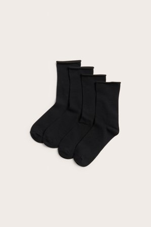 Kappahl | Sokker 4-pk | Svart