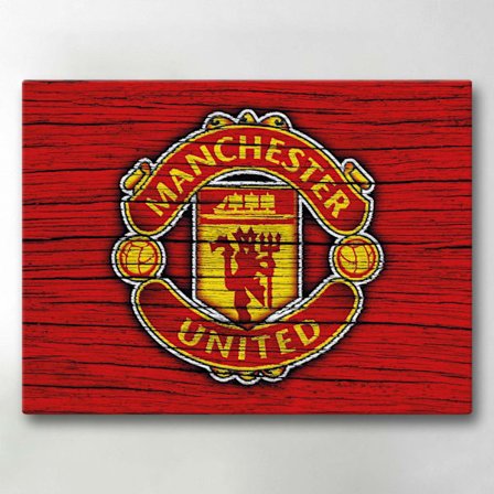 Lærredsbillede / Lærredstryk - Manchester United - 40x30 cm - Lærred